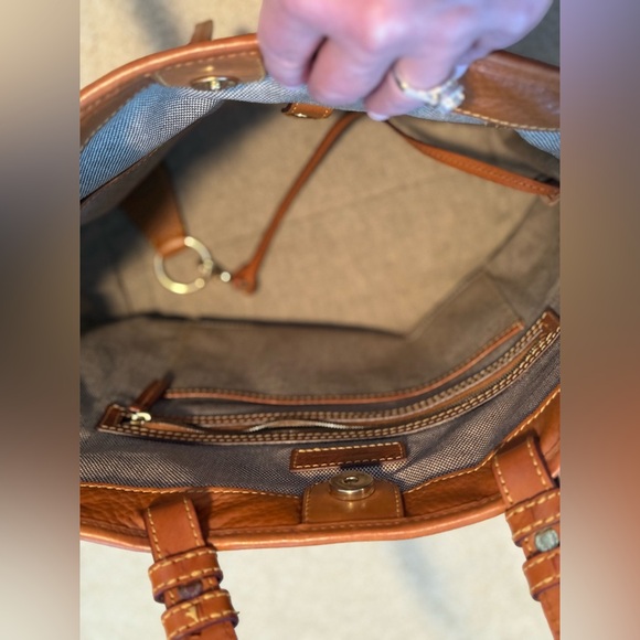 Dooney & Bourke Brown Leather Purse - Picture 4 of 5
